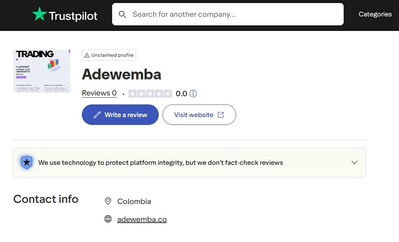 Брокер Adewemba: проект, достойный внимания или очередной скам?