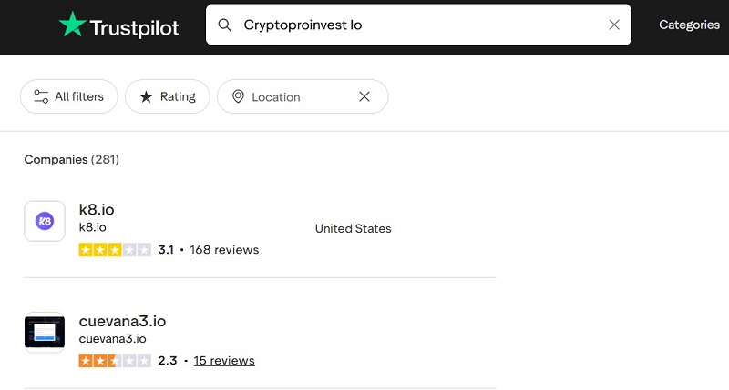 Cryptoproinvest Io: надежный брокер или очередной скам