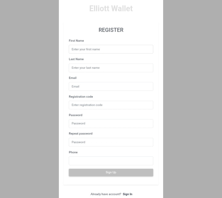 Elliott Wallet