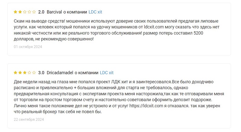 Неоднозначность репутации брокера LDC xit: целесообразно ли инвестировать с этой платформой?