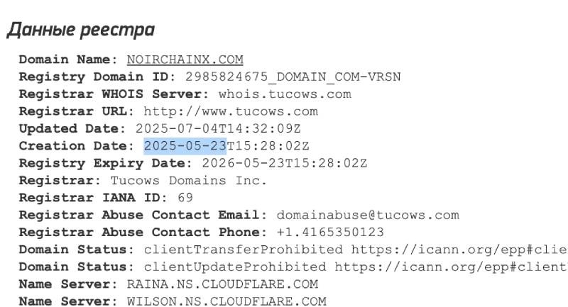 Мошенники Noirchainx подкупают поддельными отзывами, но не выполняют обязательств