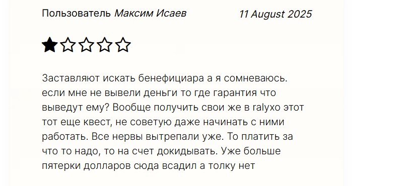 Клонированные мошенники Ralyxo — развод по накатанной схеме и убытки клиентов