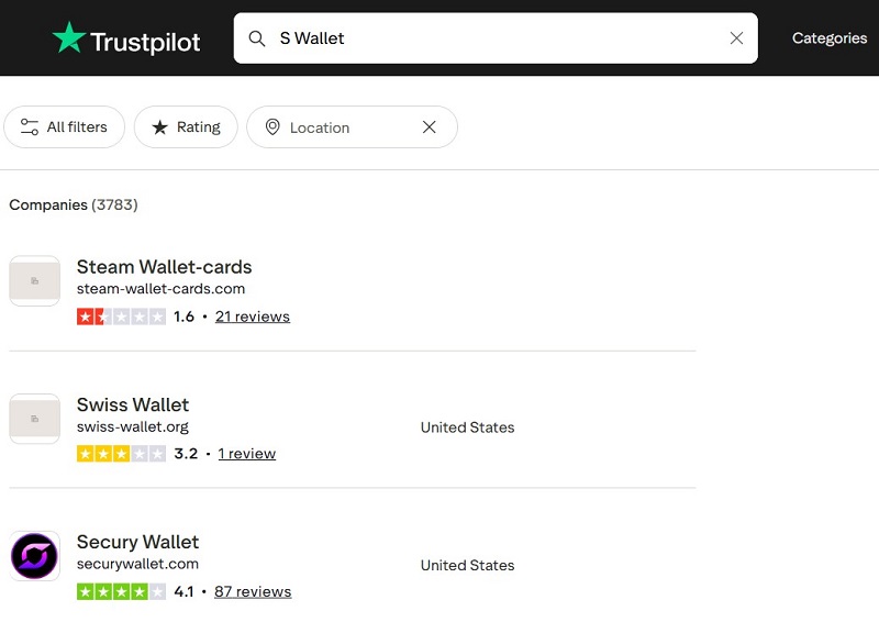 Криптовалютный кошелек S Wallet: сервис с подозрительными партнерствами и высокими шансами на скам