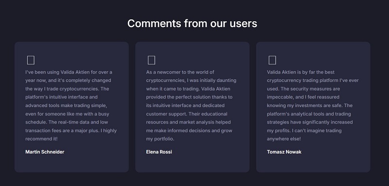 Valida Aktien: брокер-мошенник, не оставляющий клиентам шансов вернуть инвестиции