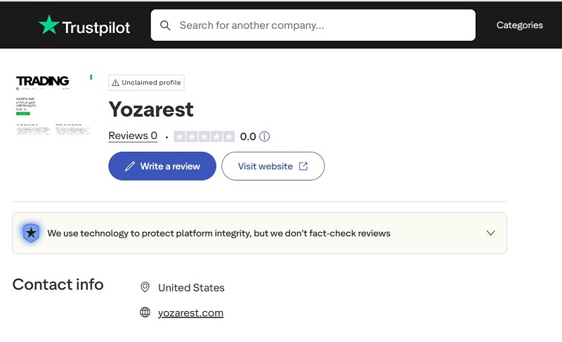 Особенности и риски сотрудничества с брокером Yozarest: разбор предложения компании
