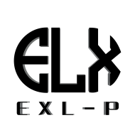 EXL P logo