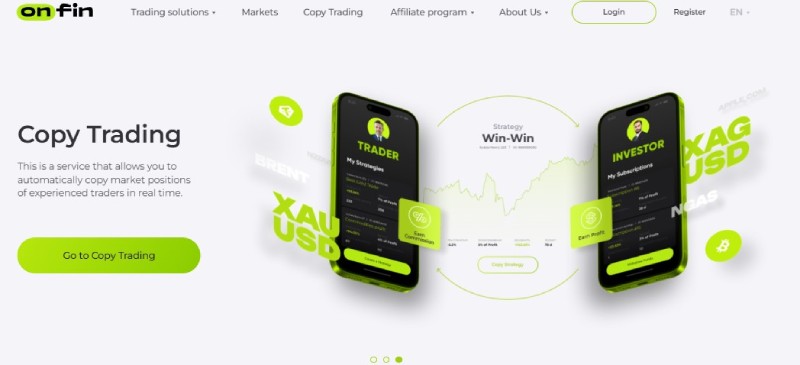 OnFin — новый клон старых мошенников ECN Broker